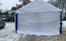 Projekt Lubosina- doposażenie sołectwa w namiot, warnik i taboret grzewczy  2