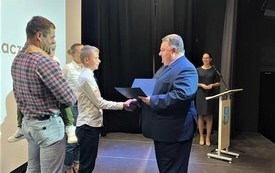 Gala wręczenia stypendi&oacute;w Burmistrza Gminy Pniewy08
