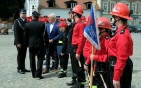 Ślubowanie członk&oacute;w Młodzieżowej Drużyny Pożarniczej109