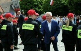 Ślubowanie członk&oacute;w Młodzieżowej Drużyny Pożarniczej108