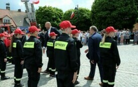 Ślubowanie członk&oacute;w Młodzieżowej Drużyny Pożarniczej106