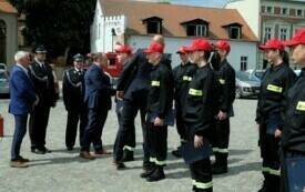 Ślubowanie członk&oacute;w Młodzieżowej Drużyny Pożarniczej093