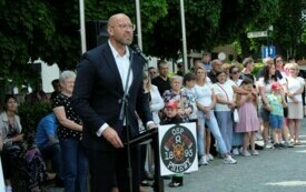 Ślubowanie członk&oacute;w Młodzieżowej Drużyny Pożarniczej085