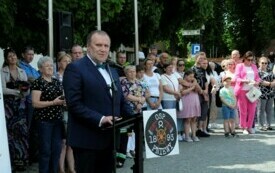 Ślubowanie członk&oacute;w Młodzieżowej Drużyny Pożarniczej082