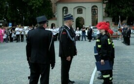 Ślubowanie członk&oacute;w Młodzieżowej Drużyny Pożarniczej079