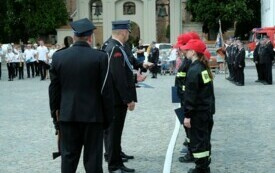 Ślubowanie członk&oacute;w Młodzieżowej Drużyny Pożarniczej078