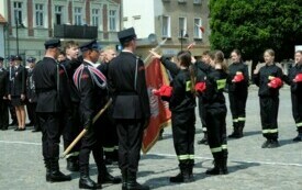 Ślubowanie członk&oacute;w Młodzieżowej Drużyny Pożarniczej071