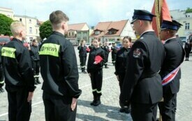 Ślubowanie członk&oacute;w Młodzieżowej Drużyny Pożarniczej067