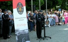 Ślubowanie członk&oacute;w Młodzieżowej Drużyny Pożarniczej059