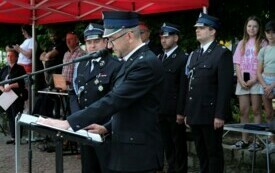 Ślubowanie członk&oacute;w Młodzieżowej Drużyny Pożarniczej040