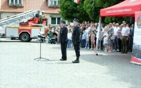 Ślubowanie członk&oacute;w Młodzieżowej Drużyny Pożarniczej039