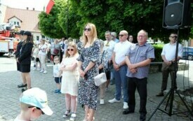 Ślubowanie członk&oacute;w Młodzieżowej Drużyny Pożarniczej027