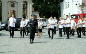 Ślubowanie członk&oacute;w Młodzieżowej Drużyny Pożarniczej006