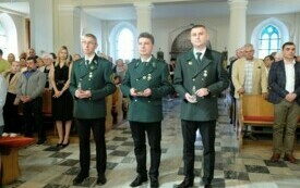 30-lecie Reaktywacji Kurkowego Bractwa w Pniewach-uroczystości kościelne0145