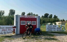 Ozdoby dożynkowe w Psarskiem (2)