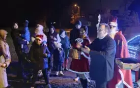 Spotkanie z Mikołajem w sołectwach0169