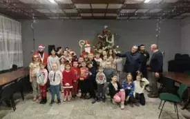 Spotkanie z Mikołajem w sołectwach0168