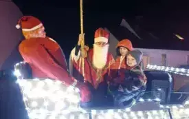 Spotkanie z Mikołajem w sołectwach0163
