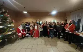 Spotkanie z Mikołajem w sołectwach0162