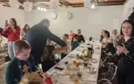 Spotkanie z Mikołajem w sołectwach0161