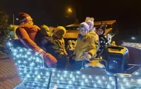 Spotkanie z Mikołajem w sołectwach0160
