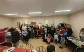 Spotkanie z Mikołajem w sołectwach0157