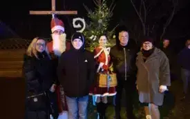 Spotkanie z Mikołajem w sołectwach0156