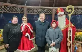 Spotkanie z Mikołajem w sołectwach0148