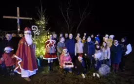 Spotkanie z Mikołajem w sołectwach0146