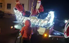 Spotkanie z Mikołajem w sołectwach0119