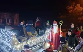 Spotkanie z Mikołajem w sołectwach0116