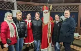 Spotkanie z Mikołajem w sołectwach0115