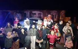 Spotkanie z Mikołajem w sołectwach0110