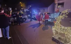 Spotkanie z Mikołajem w sołectwach0109