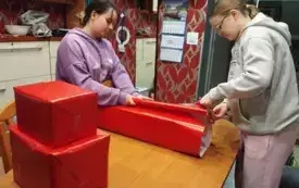 Społeczność bursy wsparła Szlachetną Paczkę (6)