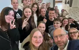 Uczniowie Szkoły Podstawowej w Chełmnie zwiedzili Warszawę (2)