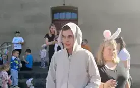 Poszukiwania wielkanocnego zajączka w Nosalewie (15)