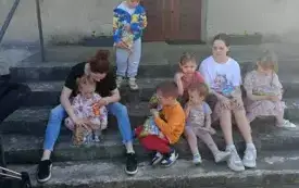 Poszukiwania wielkanocnego zajączka w Nosalewie (7)