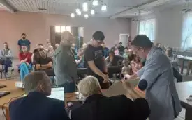 Spotkanie dotyczące realizacji projektu pn. &bdquo;Rewitalizacja linii kolejowej nr 368 Międzych&oacute;d &ndash; Szamotuły&rdquo; (1 (6)
