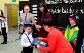 Pasowanie na ucznia w SP Chełmno001192