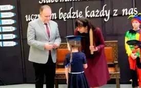 Pasowanie na ucznia w SP Chełmno001176