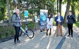 Konferencja prasowa dotycząca Pniewskiego Roweru Gminnego 2