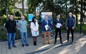 Konferencja prasowa dotycząca Pniewskiego Roweru Gminnego 7