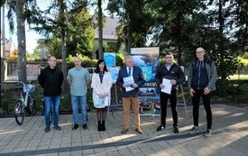 Konferencja prasowa dotycząca Pniewskiego Roweru Gminnego 9