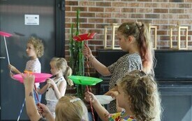 Warsztaty cyrkowe w Bibliotece (6)