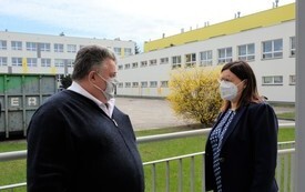 Spotkanie burmistrza ze starostą ws. sczepień (2)