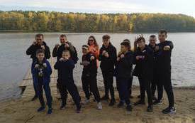 Ob&oacute;z karate w Łężeczkach 1