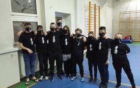 Ob&oacute;z karate w Łężeczkach 2