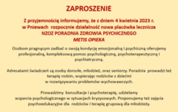 Zdjęcie do Poradnia Zdrowia Psychicznego