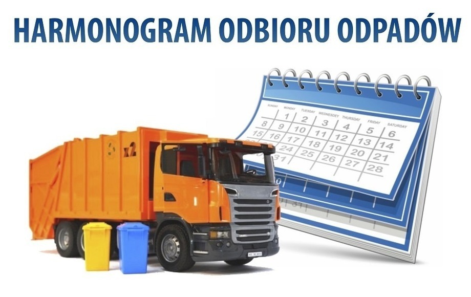 Zdjęcie do Harmonogram odbioru odpad&oacute;w styczeń - czerwiec 2023